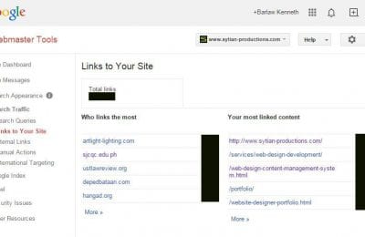 Google Webmaster Tools