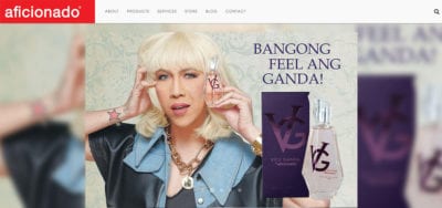 Website of Aficionado Philippines