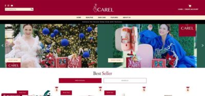 YESCAREL Website Screenshot