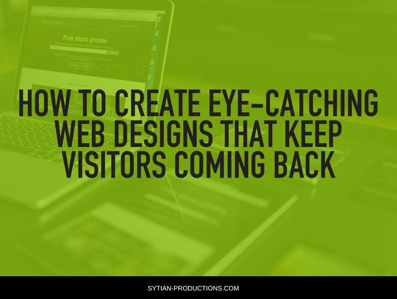 eye catching websites