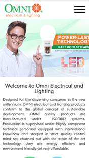 Omni Philippines Website - Mobile