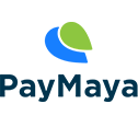 PayMaya logo with a blue and green icon above the dark blue text.