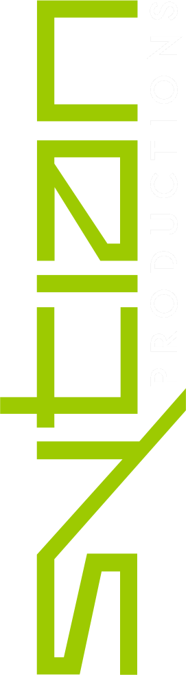 Sytian Productions logo features the word "SYTIAN" in lime green and "PRODUCTIONS" in white, all arranged vertically.