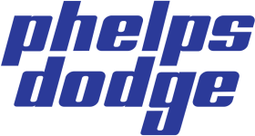 The Phelps Dodge blue logo on a white background.
